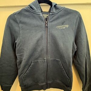 Vineyard Vines Kids Navy Zip-Up Hoodie